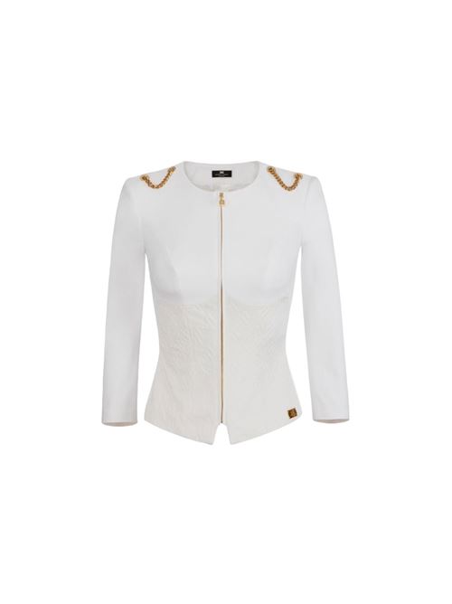 White jacket for women ELISABETTA FRANCHI | GI07236E2.360